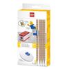 IQ Series Stationery Set with Minifigures HB Pencils Pencil Sharpener Pencil Caps Eraser Art Set Kids Gifts School Supplies Office Supplies 2.0
