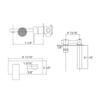 TLXT Wall-Mounted Hot & Cold Basin Faucet