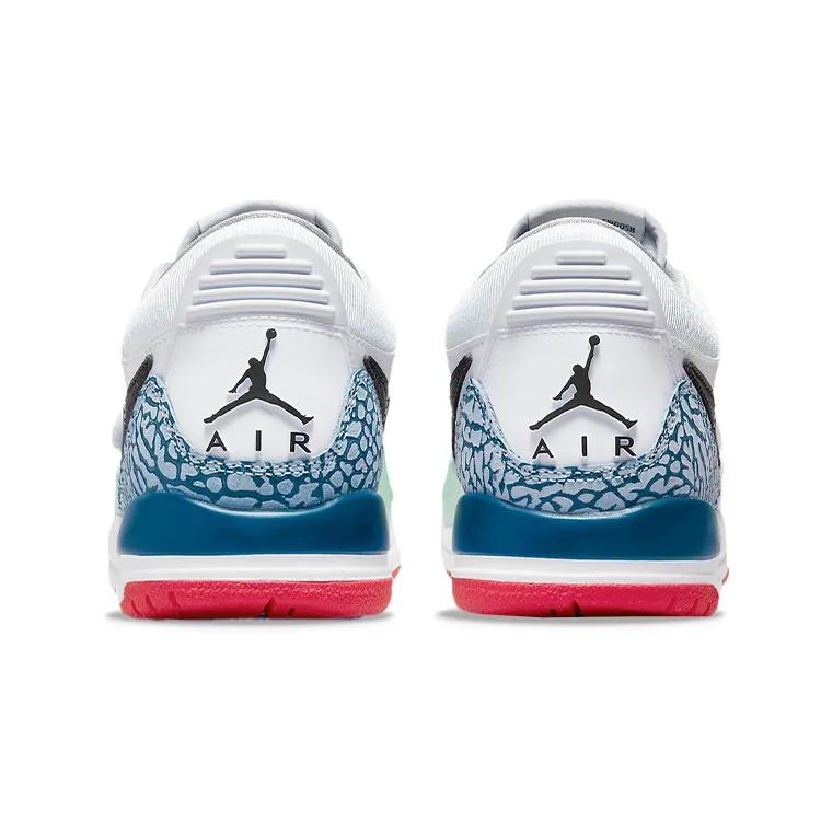 Air Jordan Legacy 312 Low Grade School 'Easter' (Unisex) White / Valerian Blue Kids' Basketball Shoes DV9127 101