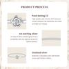 Bamoer 925 Sterling Silver Classic Basic Bracelet Rose Buckle Chain for Women Charm Bead DIY Fine Jewelry 17CM 19CM 21CM