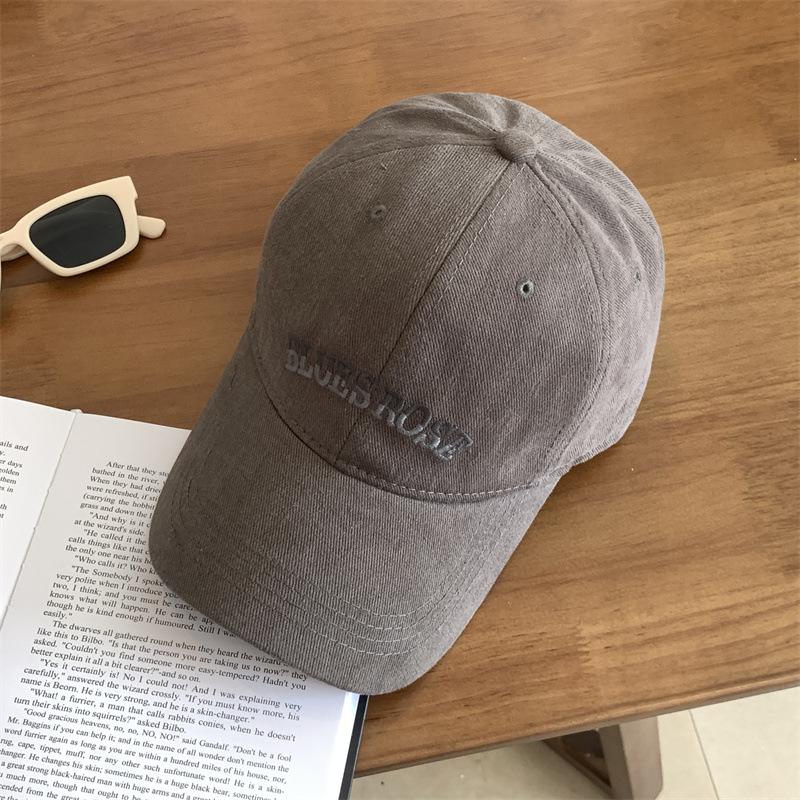 Hartschalen-Baseballkappe Damen Sommer Neu Breitkrempig Großer Kopfumfang Lässt Gesicht klein aussehen Schirmmütze Sonnenschirm Sonnenhut
