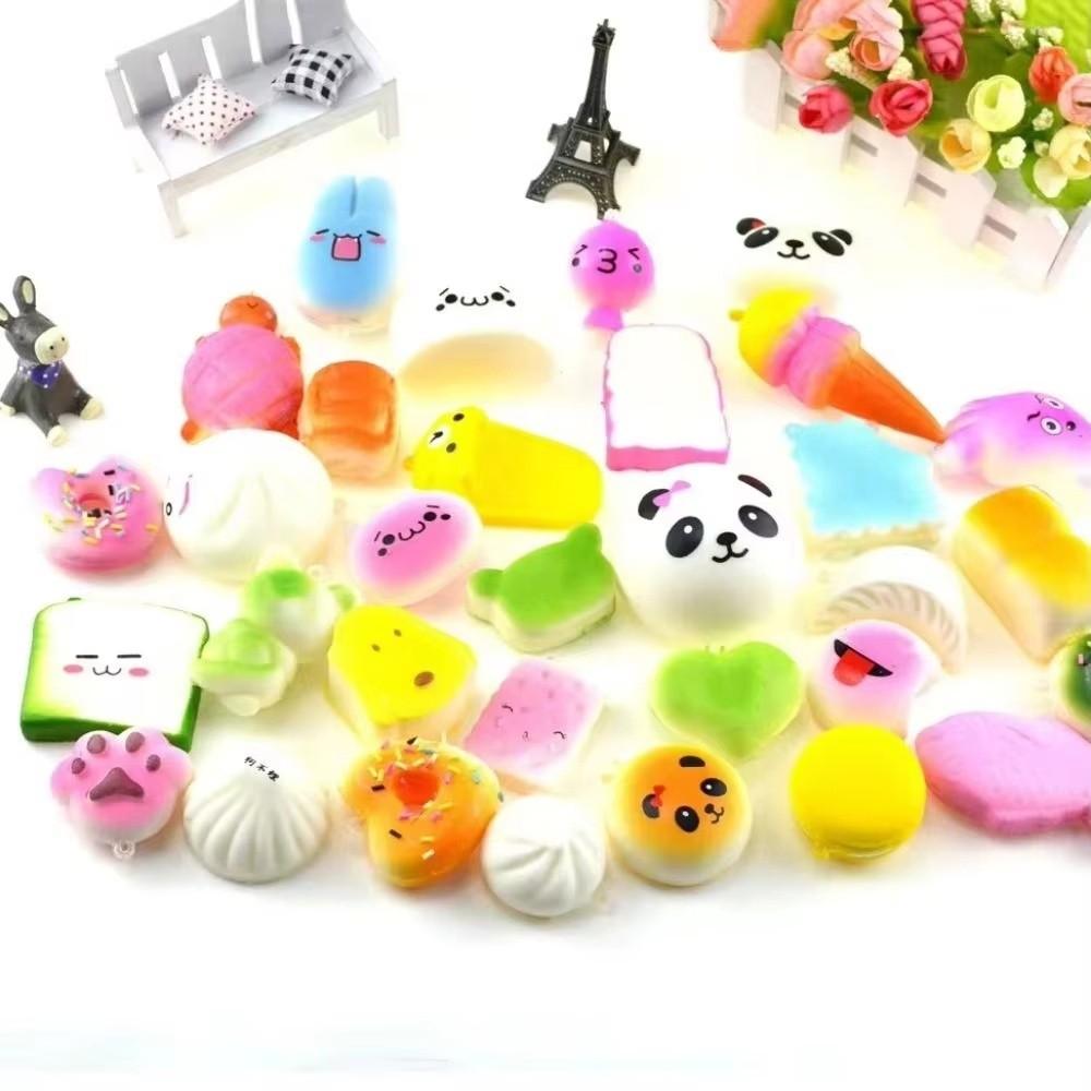 Soft Pinch Le Randomly Pretend Play Food Toy New Antistress Squishy Toys