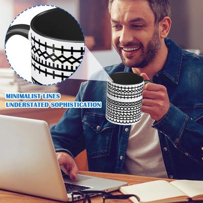 Kreativní nový keramický kuchyňský zábavný černý šálek na kávu