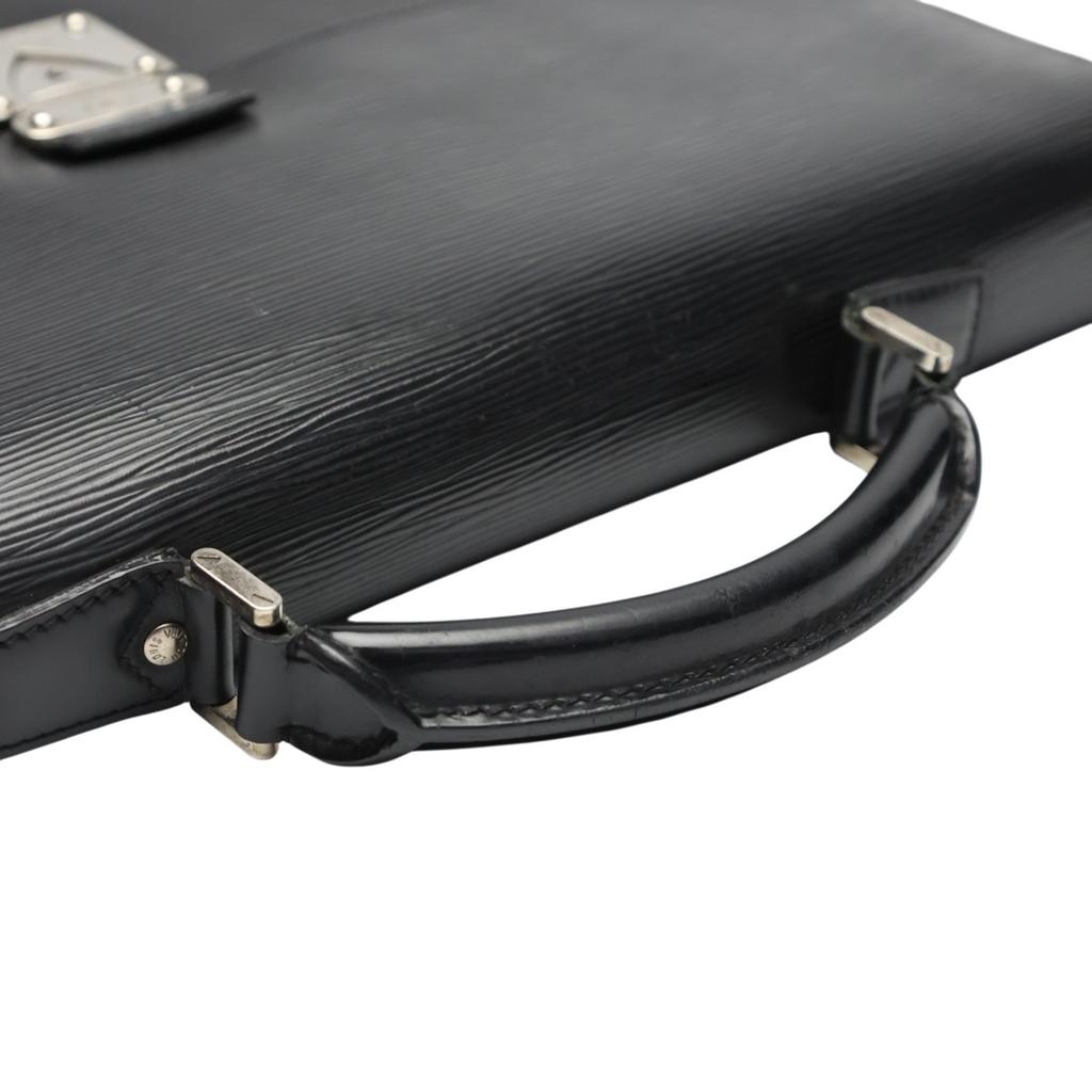 LOUIS VUITTON Epi Robusto Business bag Men's briefcase Epi Leather black M54532 Used