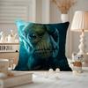 Cushion Cover Anti-dustmite Pillowcase Invisible Zipper Silky Short Plush Sofa Cushion Cover The War Between The Land And The Se