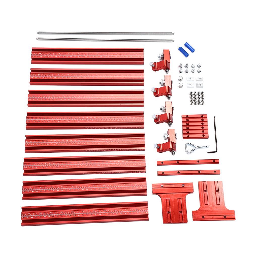 Rail Saw  Rail Aluminium Alloy Woodworking Track Parallel  Tool Set Kit Saw Rail Saw Track Woodworking Track