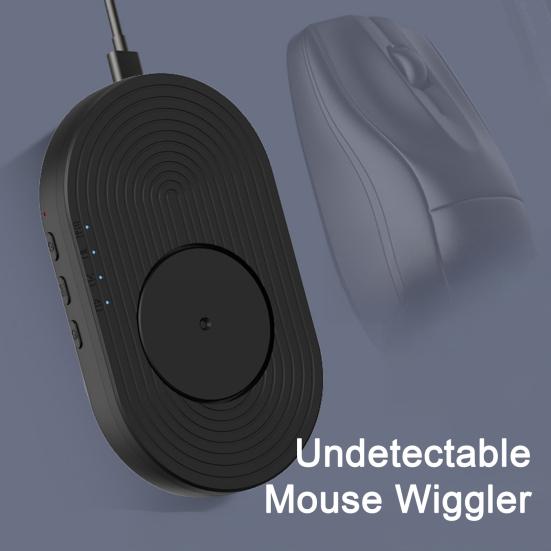 Undetectable Mouse Mover 4 Timing Modes Anti-sleep Automatic Mouse Movement Device Laptop Mouse Movement Simulator Computer Accessories