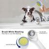 Dog Shower Sprayer,Dog Bath Showerhead Cat Massage Combing Brush 2 In 1 Dog Water Sprinkler Massaging Brush Pet Bathing
