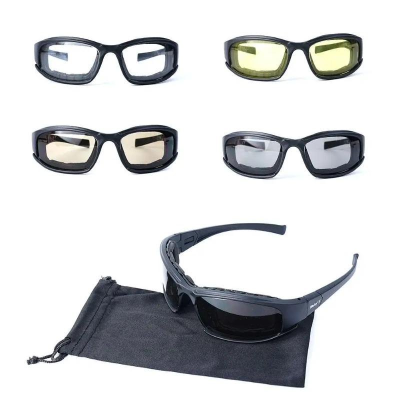 Tactical Goggles Military Shooting Glasses Anti-Fog UV Protection Windproof for Outdoor Sports Cycling Motorcycle Hunting