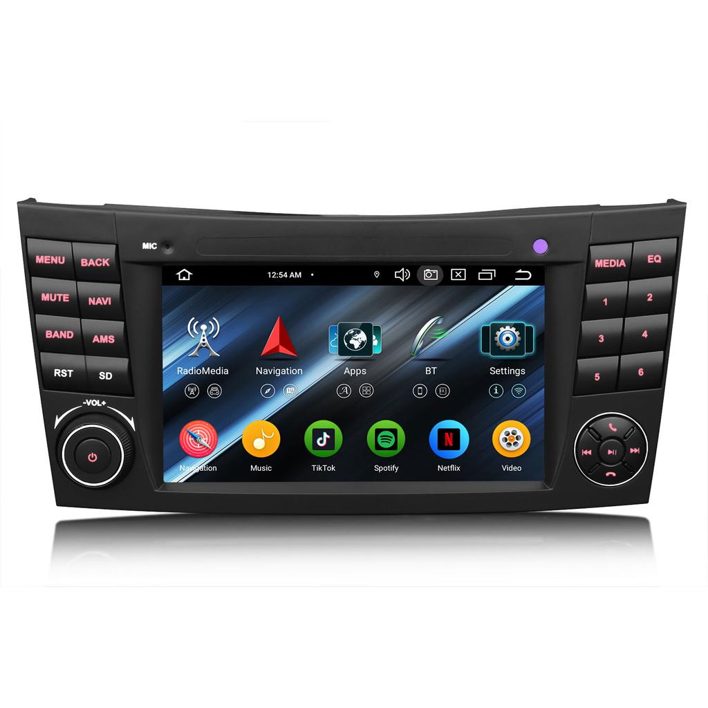 EU Stock Erisin ES5581E Android 14 GPS 4G WiFi Car Multimedia Player for Mercedes Benz E-Class W211 Car Gps Stereo Radio