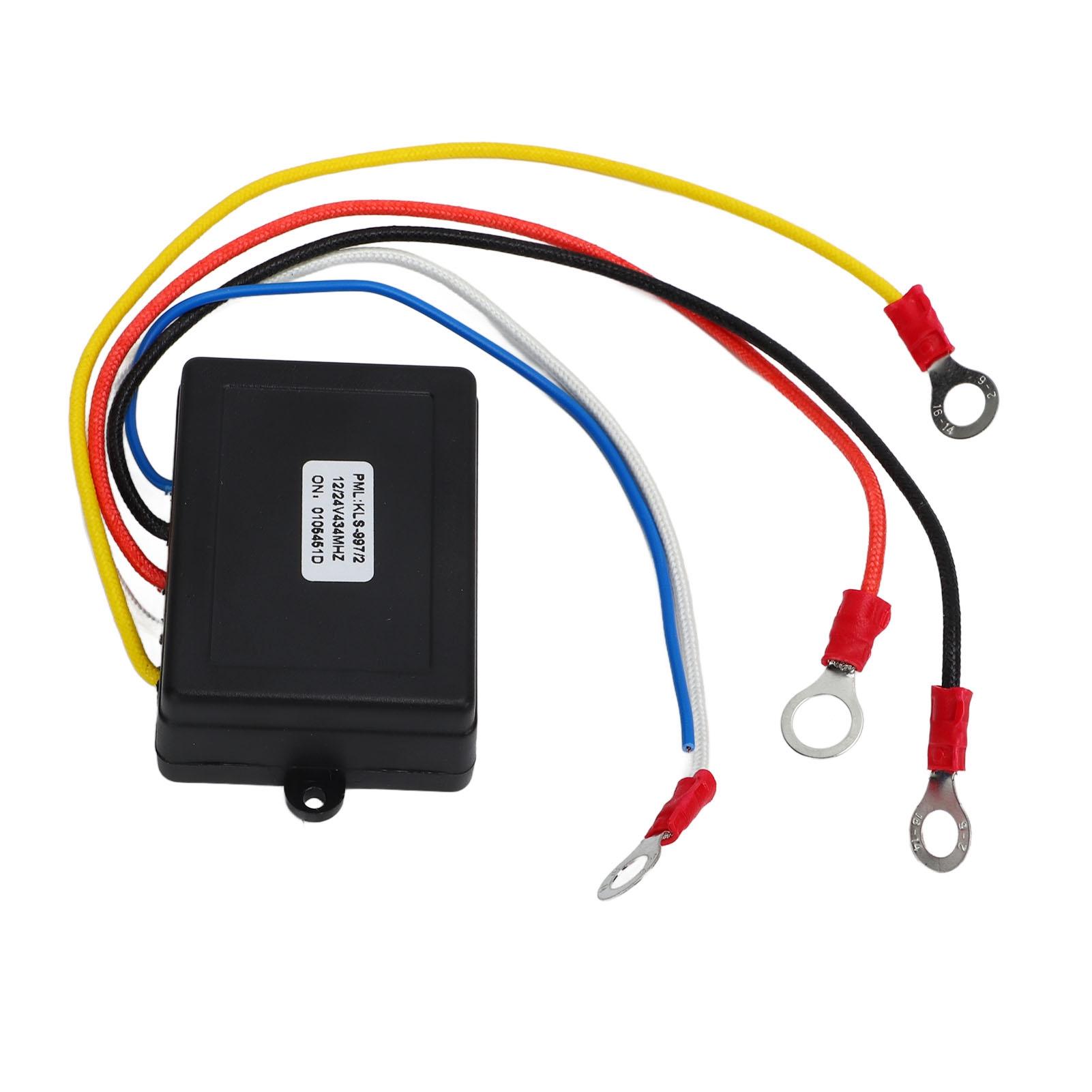 12V 24V Wireless Winch Remote Control Switch Receiver Kit Universal for Truck ATV SUV