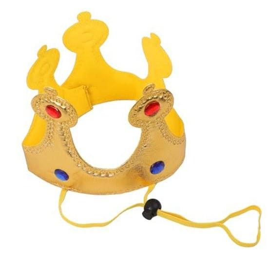 Dog King Transformation Cape Clothing Costume Prince Cosplay Halloween Crown 2-Piece Set Funny Pet Hat Party Cute Wear Medium Large Birthday Photo Red