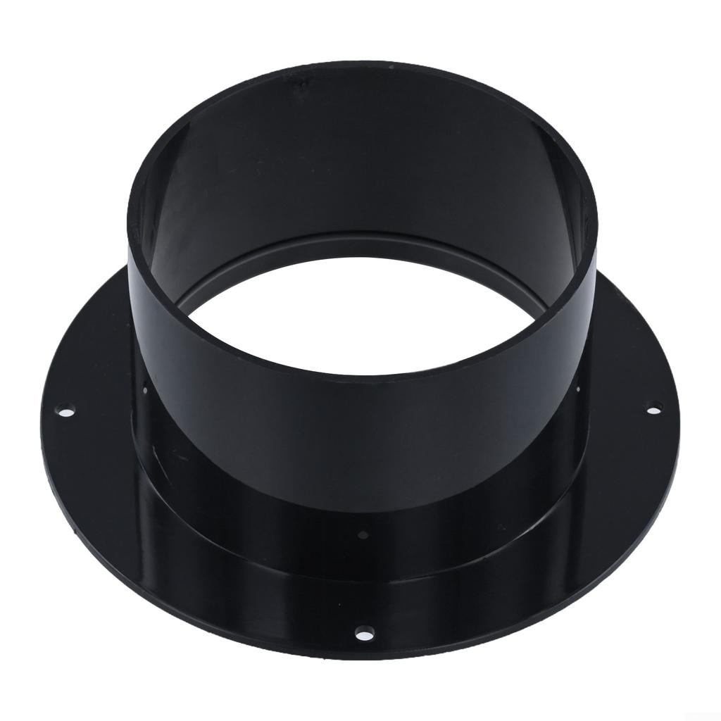 Flangia Parete In ABS 150mm Per Ventilazione - Connettore Tubo Aria Per Bagno, Cucina E Cappe - Facile Da Installare