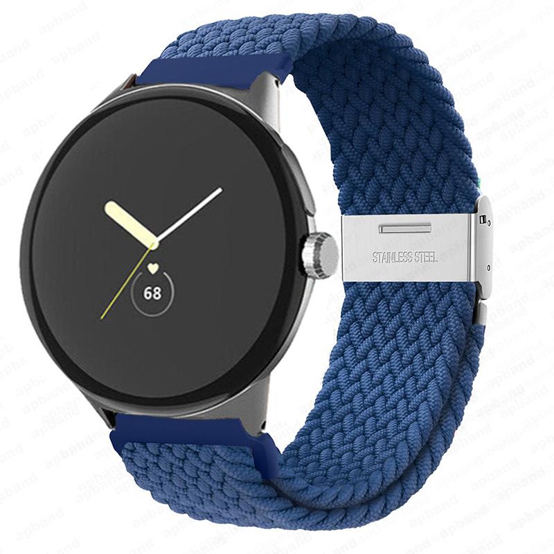 Braided solo loop strap for Google Pixel Watch 2 Band Smartwatch Accessories Elastic Bracelet correa Pixel Watch Active band
