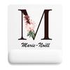 Tapis de souris - PLANETEE - Marie-Noëlle Lettre Fleur - 22 x 18 cm - 3 mm - Sublimation HD