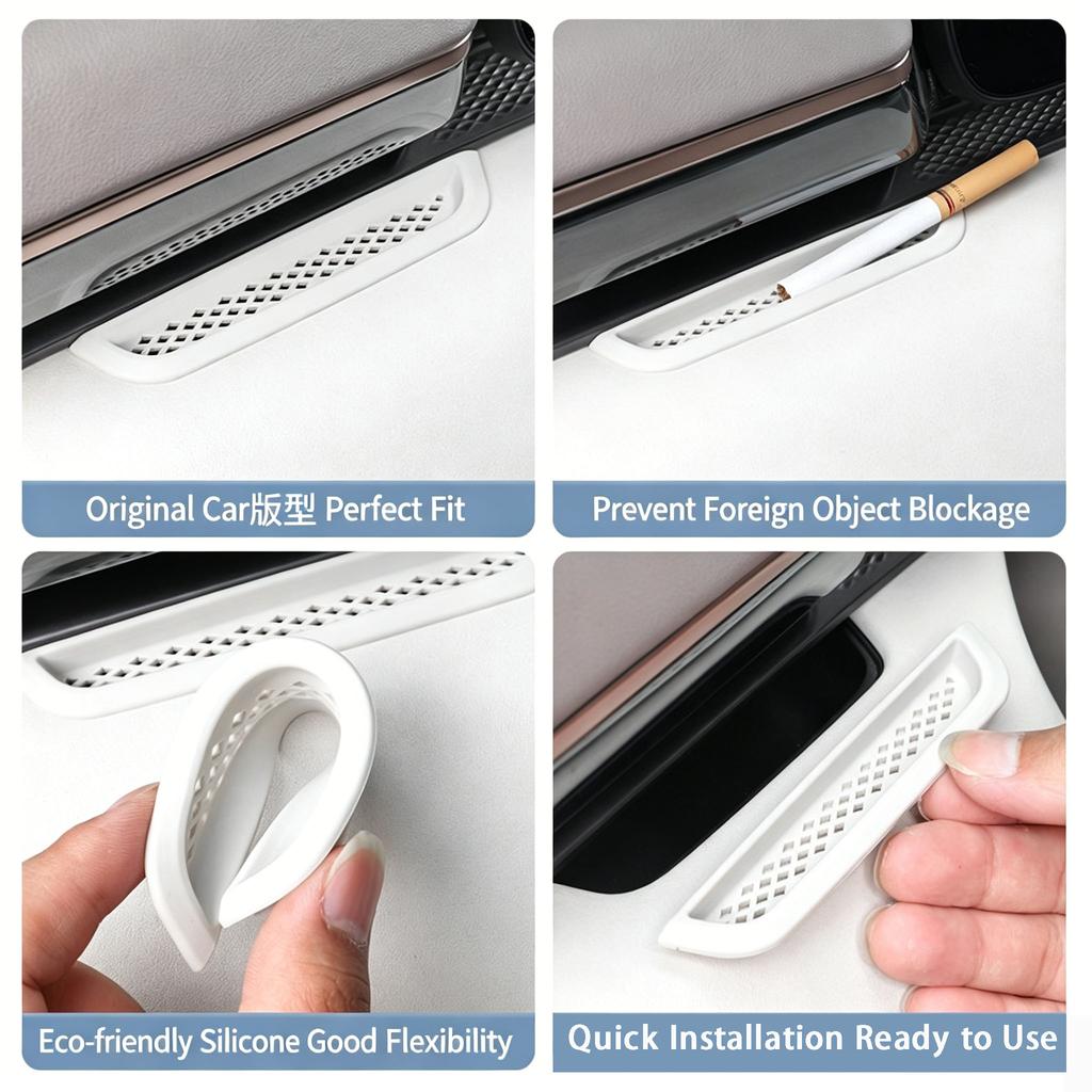 For NEW Zeekr 7X 25-26 Driver Passenger Center Control Air Outlet Protective Cover Air Conditioning Protective Cover