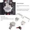 6pcs RC Car Chassis Armor ESC Reset Switch Stainless Steel RC Armor Chassis Guard Plate for Traxxas 1/10 RC Car