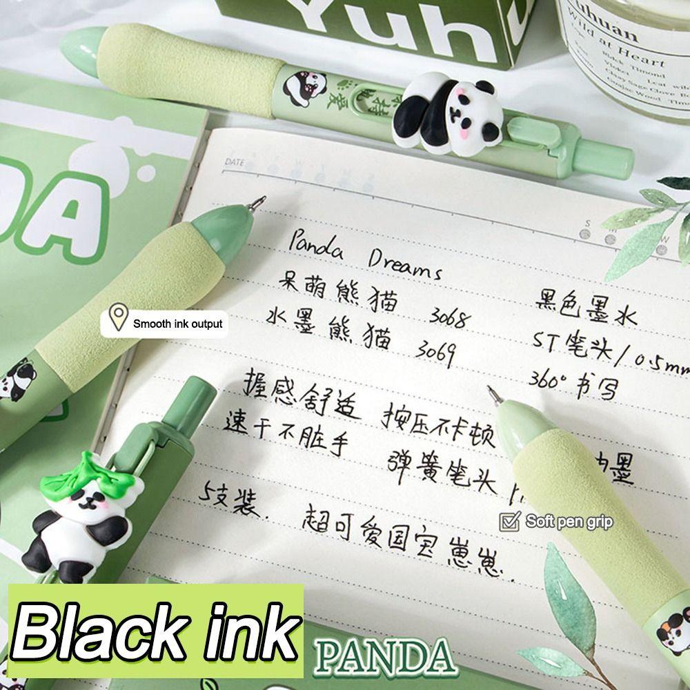 5Pcs Quick-drying Neutral Pen Press Question Pen High-value Ballpoint Pen  Office School