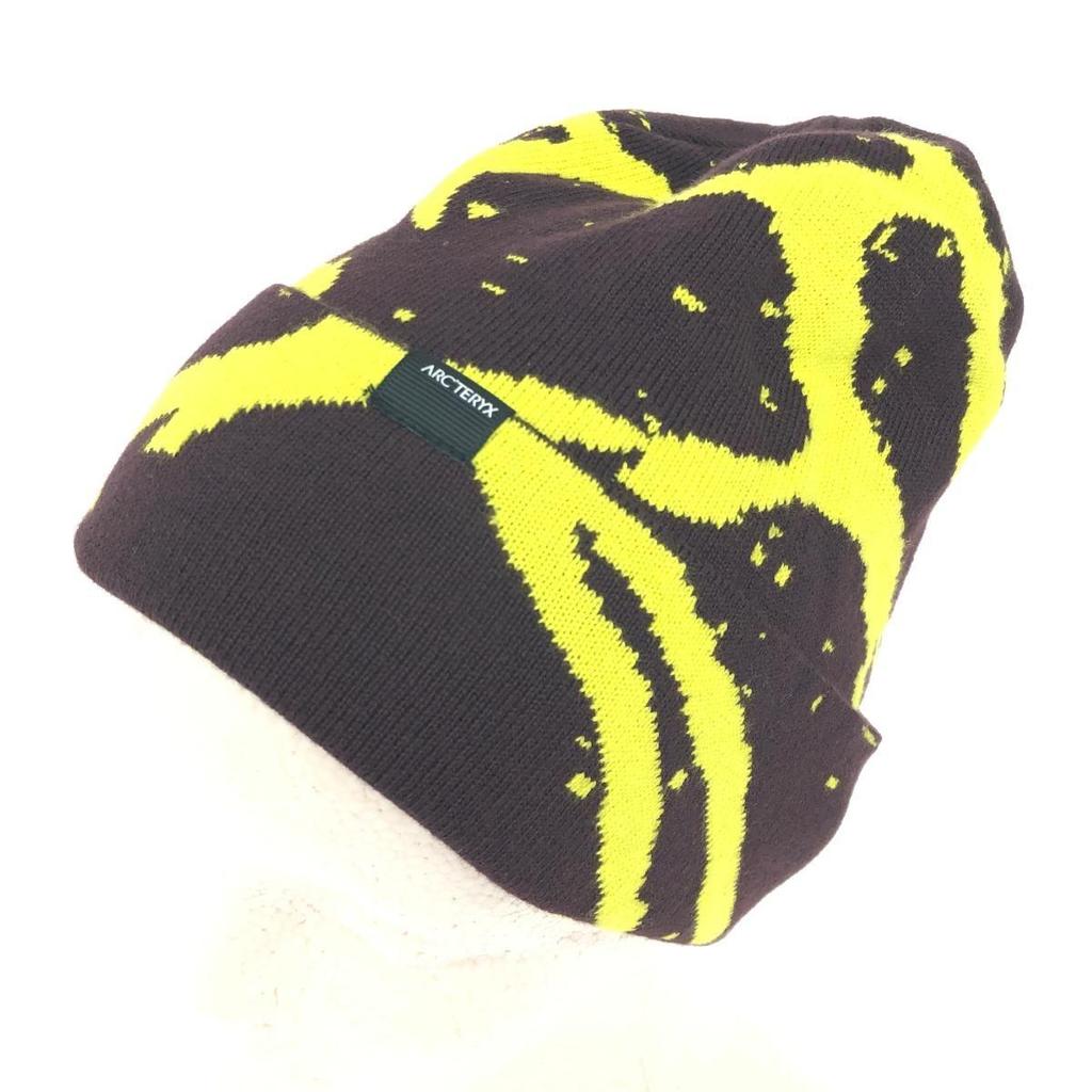 Used ARCTERYX Beanie Cotton/Polyester Brown/Yellow Men's / 240001202939