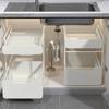 Double-Layer Pull-Out Mesh Cabinet Organizer