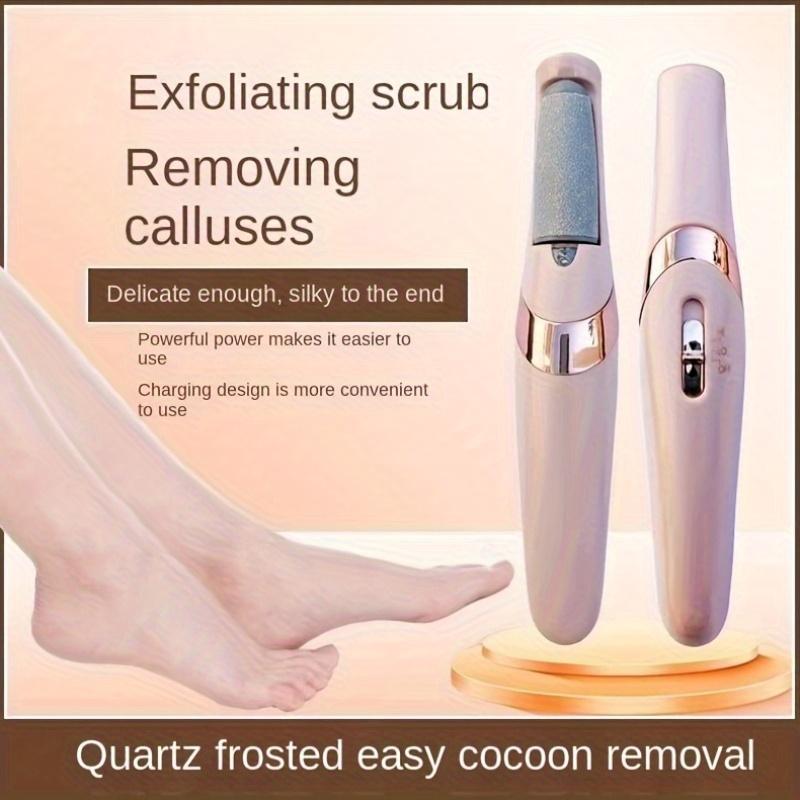 Electric Foot File, Foot Callus Remover, Equipped With Two Different Grinding Heads, Two Speed Settings, For Better Removal Of Foot Calluses