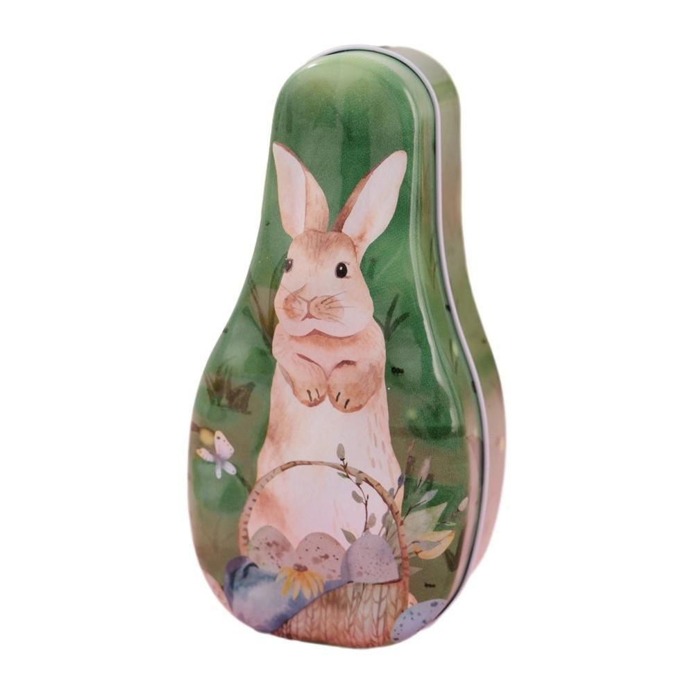 Vintage Easter Egg Tinplate Case Cartoon Tinplate Candy Box Tinplate Cookie Box  Holiday Events