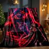 Dark Anime ninja Character Blanket Lightweight Ideal Bedding Blanket Perfect for Travel, Camping, Living Rooms, Offices, Sofas, Fan Christmas gift
