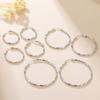 Cazador Geometric Hoop Earrings Women 28-54MM Real Gold Plated Stainless Steel Earrings Trend 2026 Jewelry Party Birthday Gift