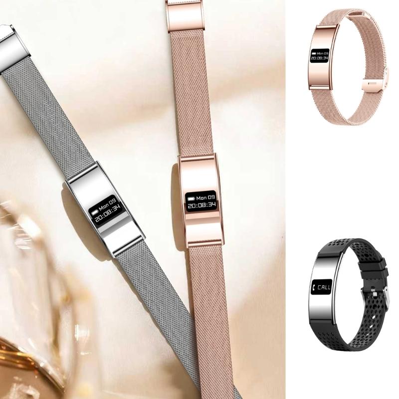 Fitness Trackers with Double Health Monitoring Multiple Platform Compatibility Magnetic Fast Charging 5-7 Days Work Time
