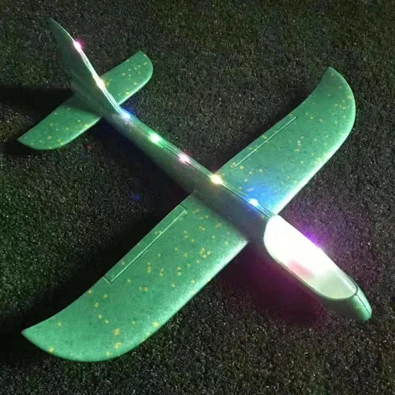 

49cm Hand Thrown Foam Glider- Lightweight & elastic foam, stable flight for outdoor fun 6+ зелёный