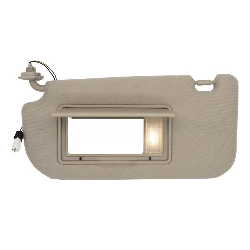 Sun Visor for Kia Sportage 2005 2006 2007 2008 2009 2010 Car Sun Visor, Beige Gray, Left Wired with Light Model 85202-1F090LX