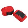 2PCS 5M Cotton Lengthened Boxing Hand Wraps Handwraps Bandages for Training (Red)