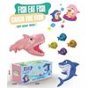 5Pcs Big Shark Eats Small Fish Water Play Toy Interactive Bath Fun Feeding Toys Bath Water Play Set Ideal Gift For Children