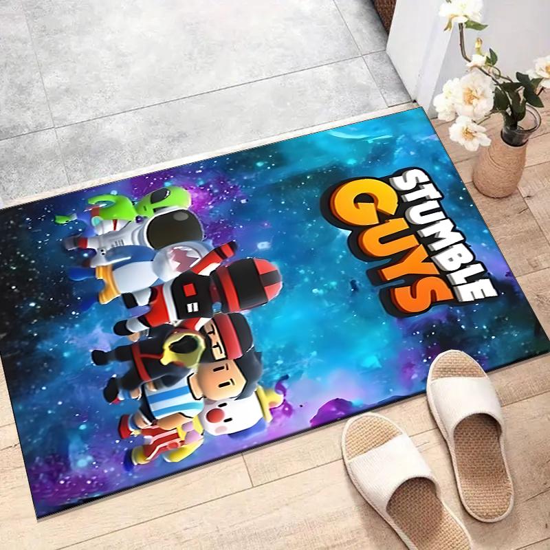 stumble guys Polyester Carpet, Soft Indoor Mat for Office Chair, Living Room, Computer Desk - Decorative Home Office Rug Design