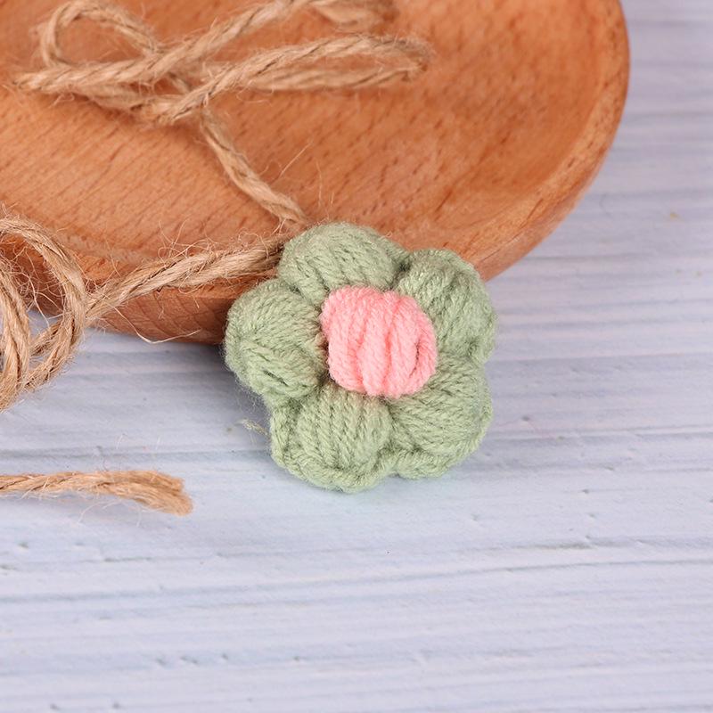 Charming Crochet Fruit Keychain: Persimmon & Strawberry Wool Pendants