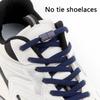 Colorful Elastic Semicircle No-Tie Shoe Laces for Sneakers Kids & Adults Metal Lock Lazy Laces Boot Shoe Strings