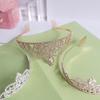 European and American Fashion Headwear Bride Wedding Crown Accessories Diamond Children's Birthday Headbands  Princess Headbands  Fashionable