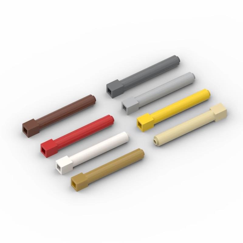 

50pcs MOC 43888 featuring 1x1x6 Solid Pillar Thick designed for Construction Blocks Parts DIY Bricks Bulk Tech Parts Playthings Model Instructive