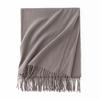Cashmere Feel Solid Color Women's Imitation Cashmere Scarf Spring Atmosphere Korean Style Versatile Mid Length Shawl Scarf