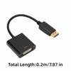 3PCS 1080P DP To DVI Adapter Cable Unidirectional DP Conversion Cable  Office Workers