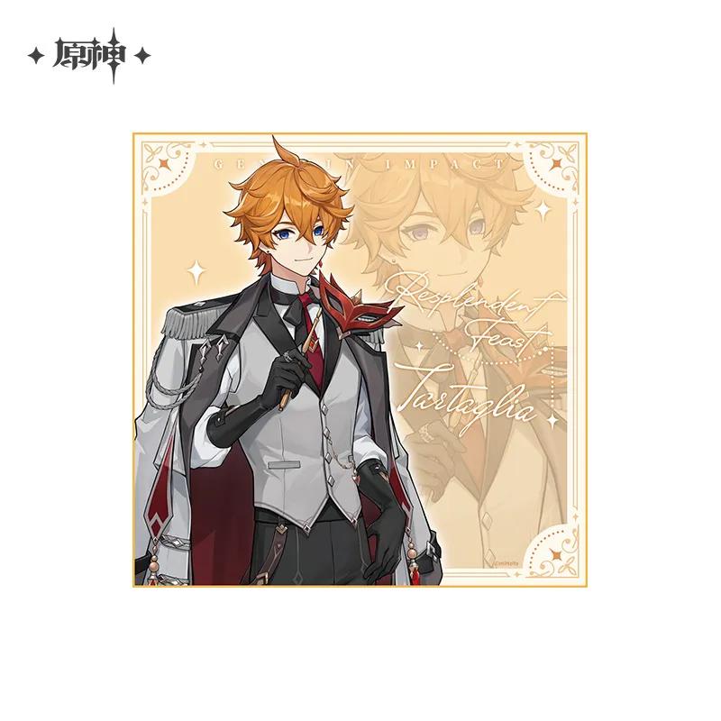 Sunsyea Genshin Impact Oficjalny Merch miHoYo Oryginalna Seria Tematyczna CYHY Odznaka Tartaglii Stojak Akrylowy