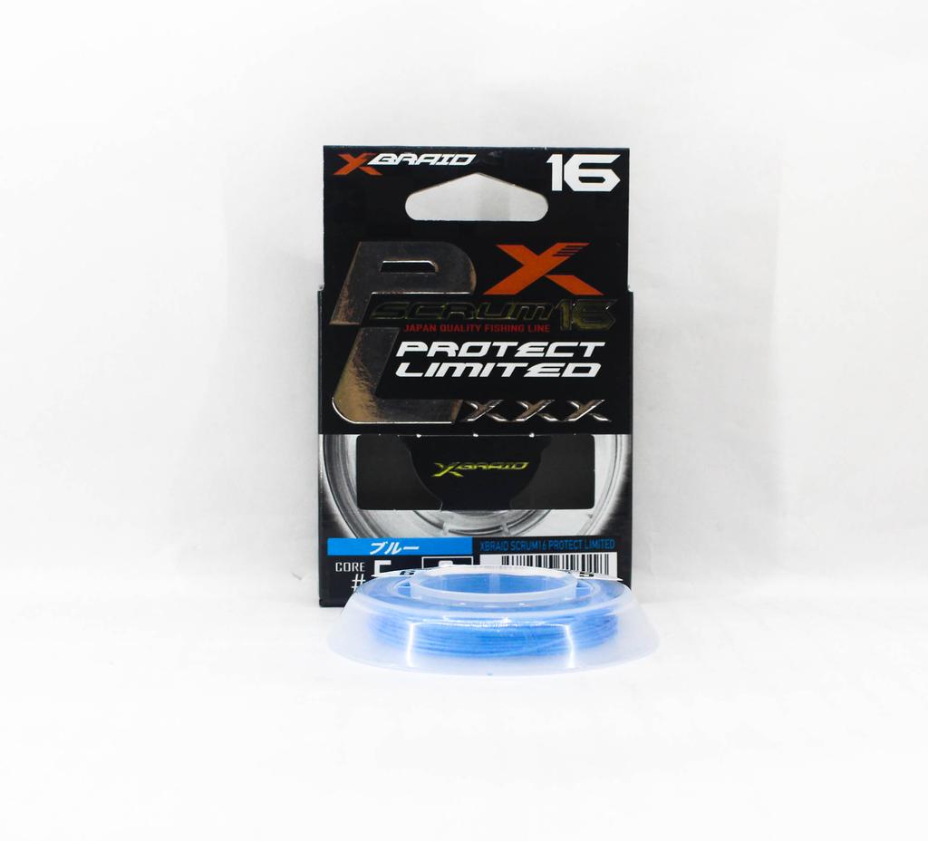 YGK Scrum Assist Line 16 Braid Protect Limited 6m Size 5 Blue (8018)