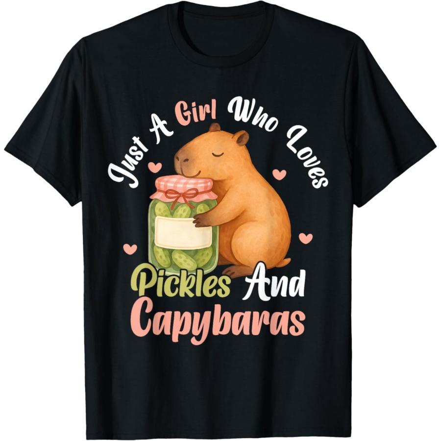 CekoCk Just A Girl Who Loves Pickles and Capybaras S