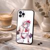 Cute TouHou Project Flandre Phone Case For iPhone17 16 15 14 13 12 11 Pro Max Plus,5G Soft Black Case