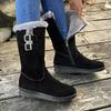 Women's Boots Fashion Suede Mid-calf Boot Plush Warm Snow Boots for Women Winter Fur Warm Cotton Boots Platform Boot Botas Mujer