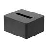Tissue Case Black, Tower 4218, Approx. W15.5 X D13.5 X H7.5cm