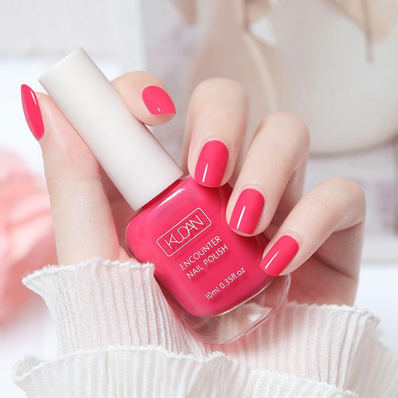 No-bake, Long-lasting Water-based Nail Polish, No Need for UV Curing, Peel-off, Quick-drying, and Fade-resistant.