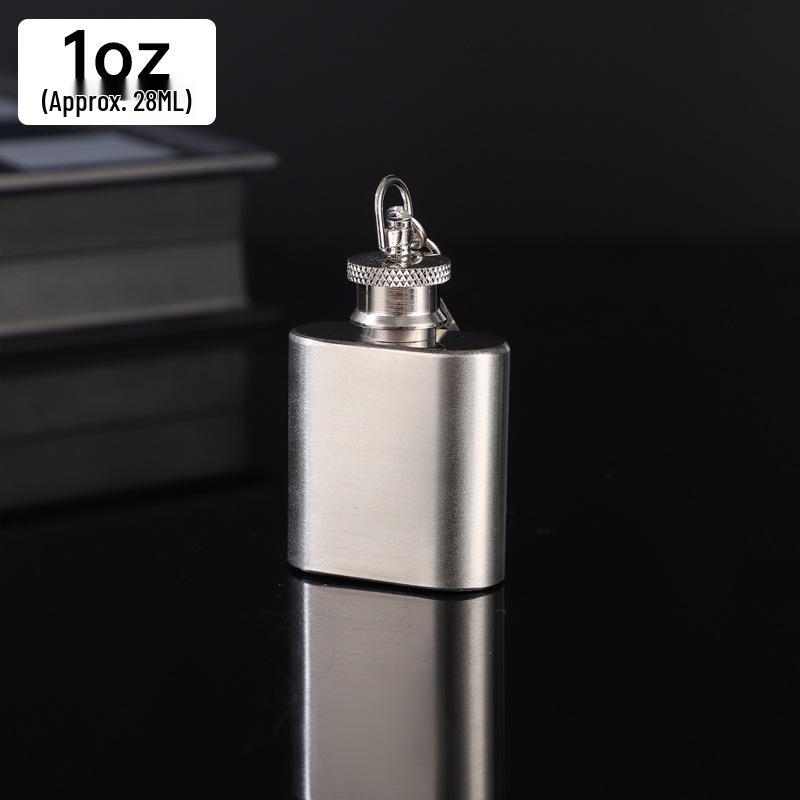 Stainless Steel Portable Hip Flask (1-7oz) for Outdoor Use – Baijiu Bottle (8oz)