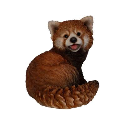 Ubia Umdrehen Roter Panda x 13 x 14 cm Puppe Figur Ornament Tier Garten Dekoration Roter Panda H23293 16.5