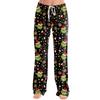 Women's Casual Loose Fit Printed Pajama Pants for Sleep and Home